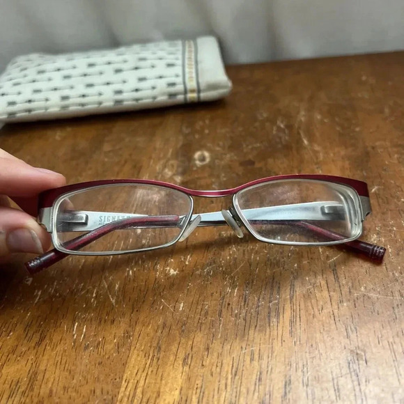 Levi Strauss Eyeglasses Frames LS4003 Red Red‎ Rectangular Full Rim 50-15-135 - Picture 8 of 8